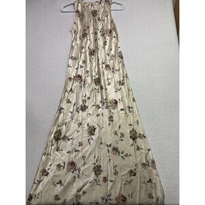 Vintage Breakin’ Loose 90’s Floral Satin Slip Dress-7/8 Grunge